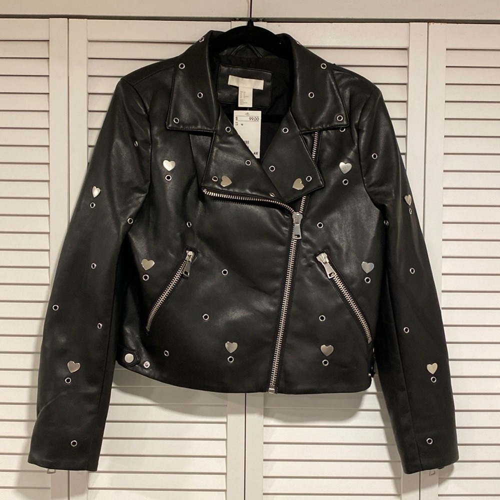 Faux Leather Jacket NWT